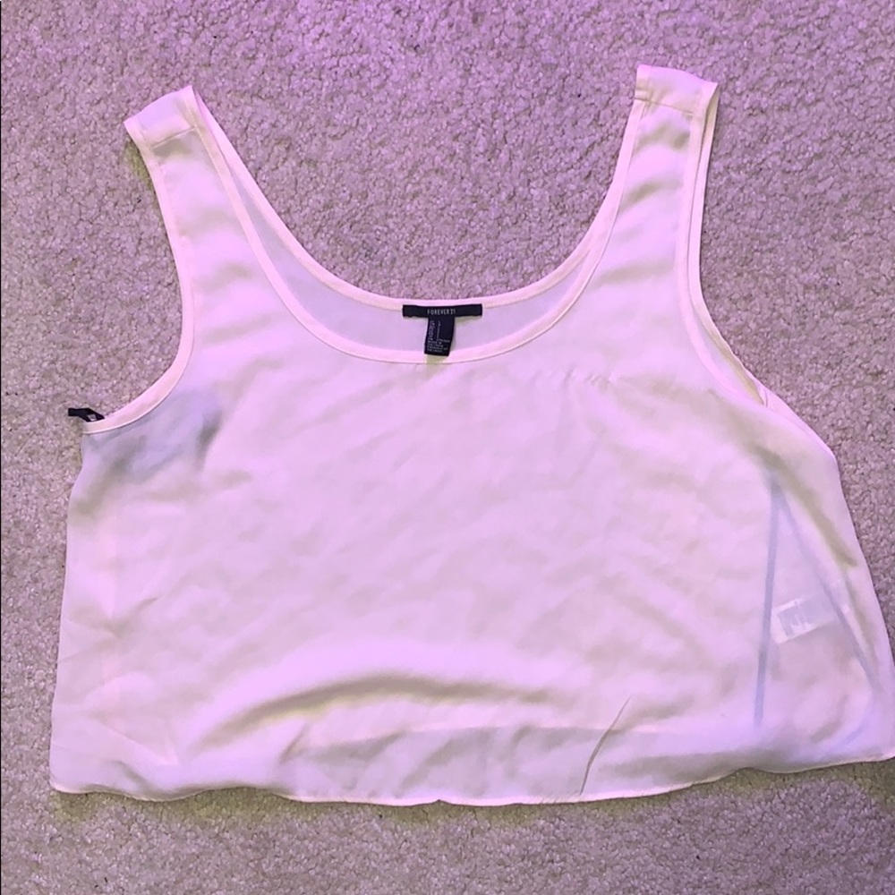 Pale Pink Crop Top